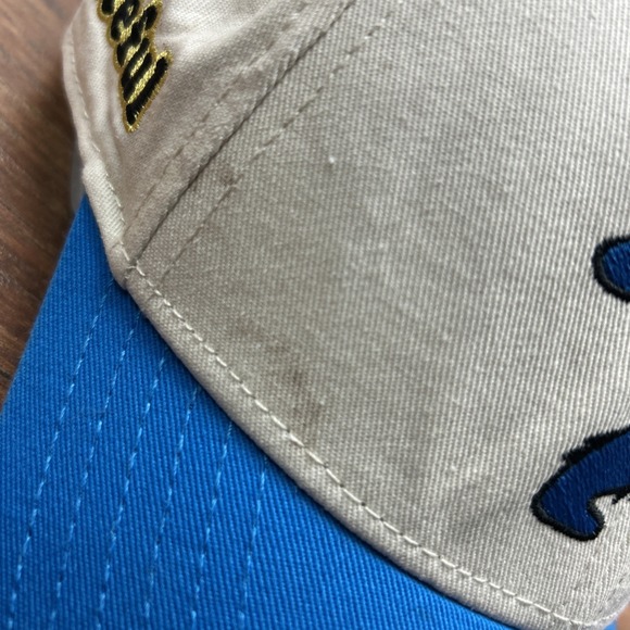 Grateful Dead Adjustable Embroidered Dancing Bear Blue White Baseball Hat Cap - Picture 5 of 9